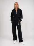 The Monaco Contrast Tracksuit- BLACK