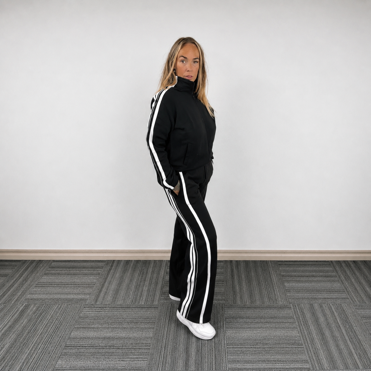 KALÉA oversized tracksuit-black