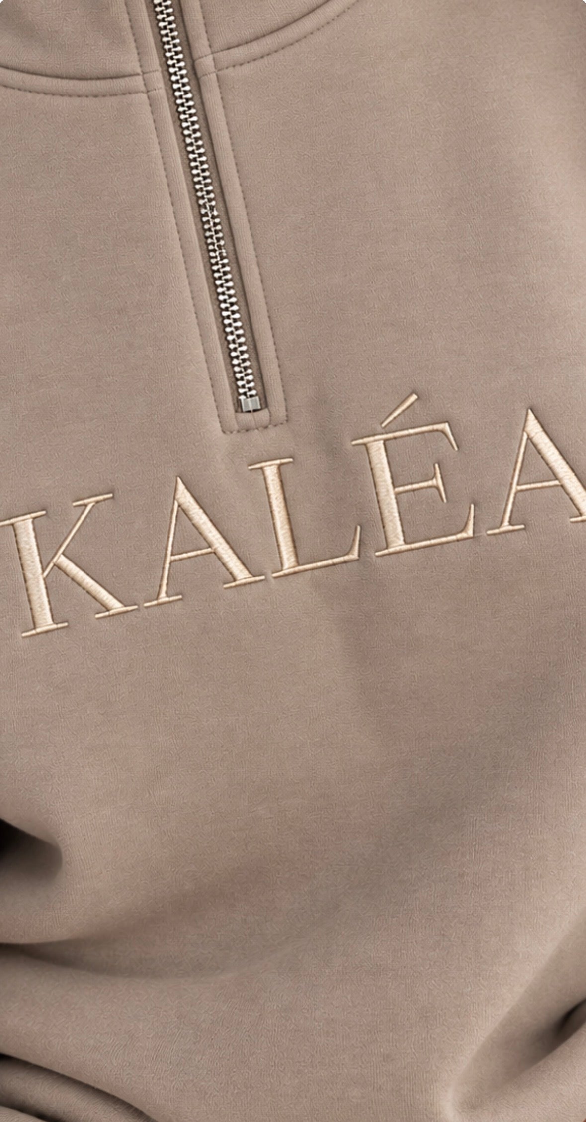 PRE-ORDER KALÉA Luxe Quarter Zip Jogger Set