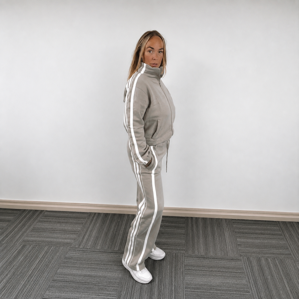 KALÉA oversized tracksuit -dove grey