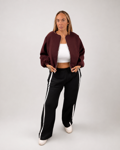 KALÉA bomber jacket -wine