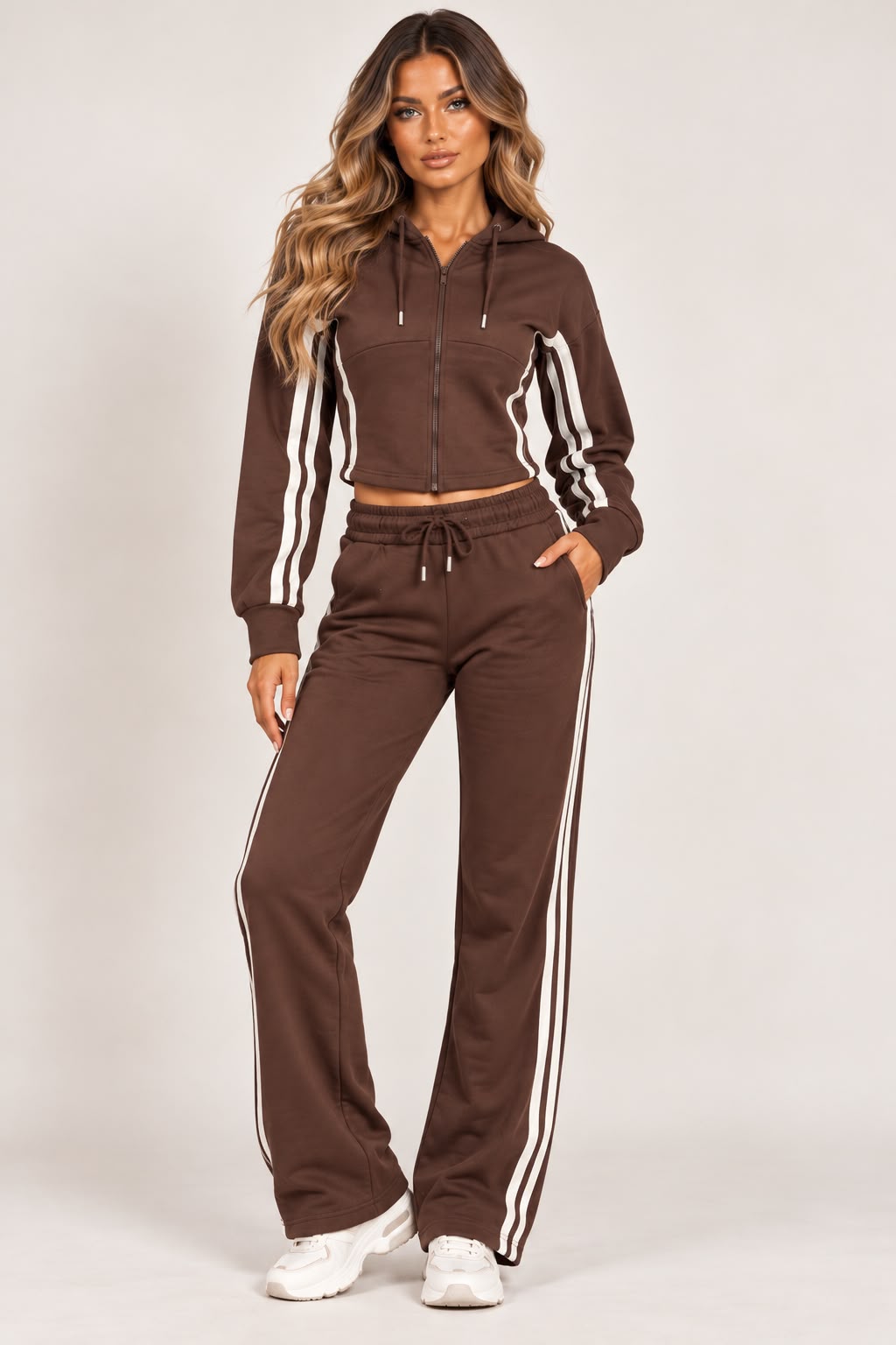 KALÉA Luxe Stripe Tracksuit