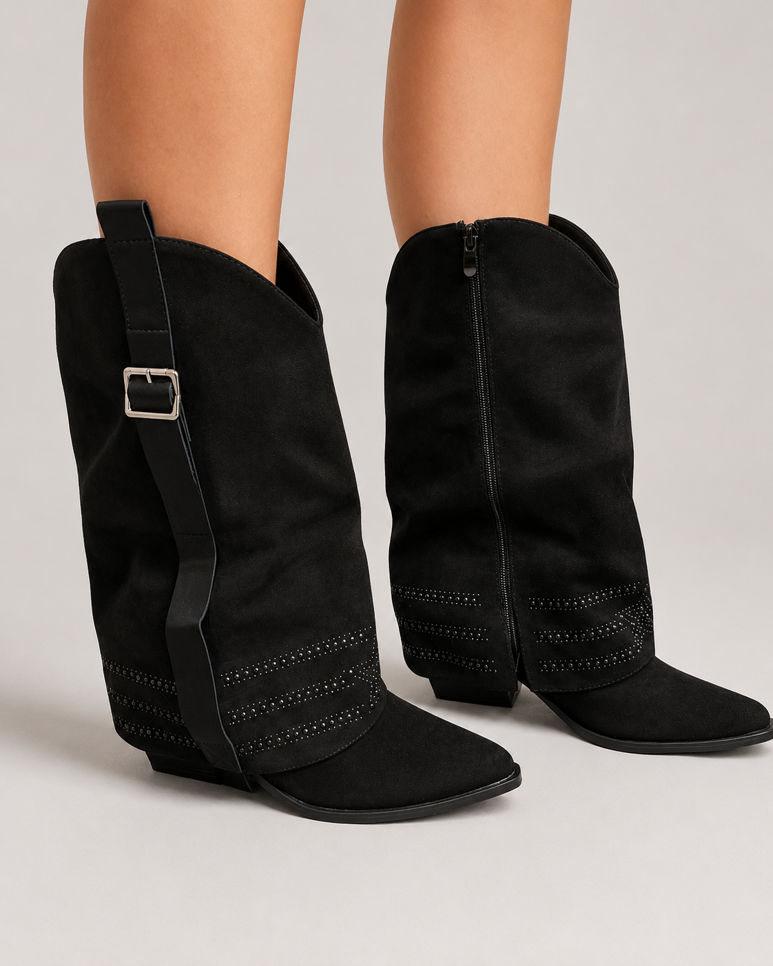 KALÉA The Rodeo Stud Western Boots 🖤