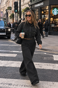 KALÉA the black luxe utility tracksuit