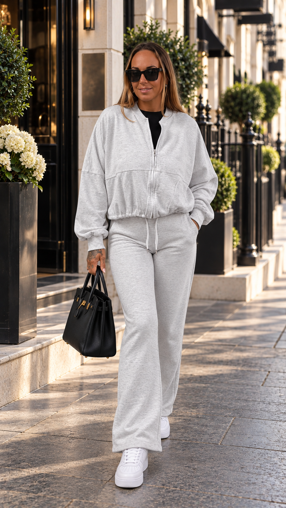 KALÉA Cloud Grey Luxe Lounge Set