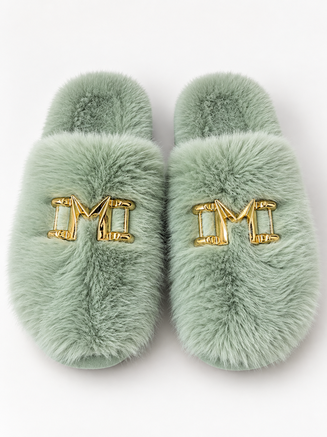 KALÉA Midnight Luxe Faux Fur Slippers