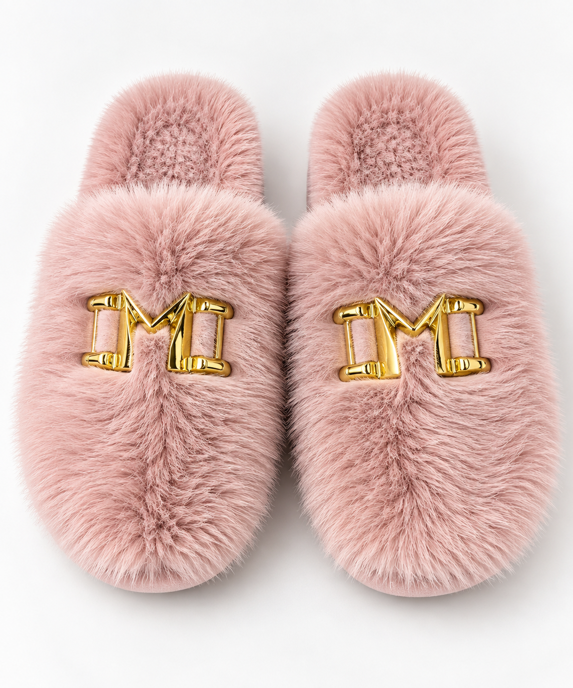 KALÉA Midnight Luxe Faux Fur Slippers